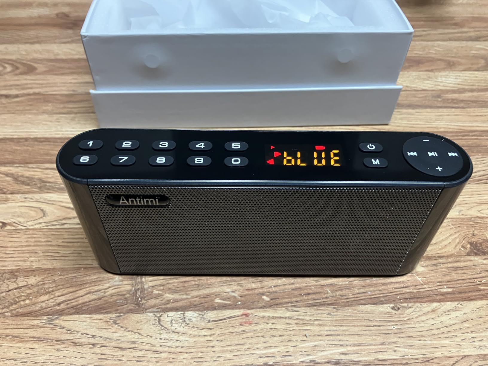 Antimi Bluetooth/FM Radio/MP3 Player Portable Wireless Speaker (Black) customer photo 2