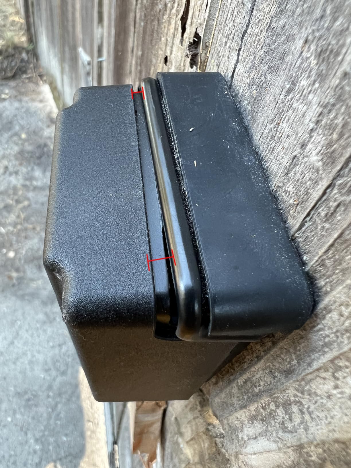 Gate Lock - Secure Keyless Fence Lock and Latch with 2-Way Access - Strong Durable System for Theft Prevention and Home Security, Easy Installation on Wood or Vinyl Gates/Fences (Regular - 1-Pack) customer photo 1