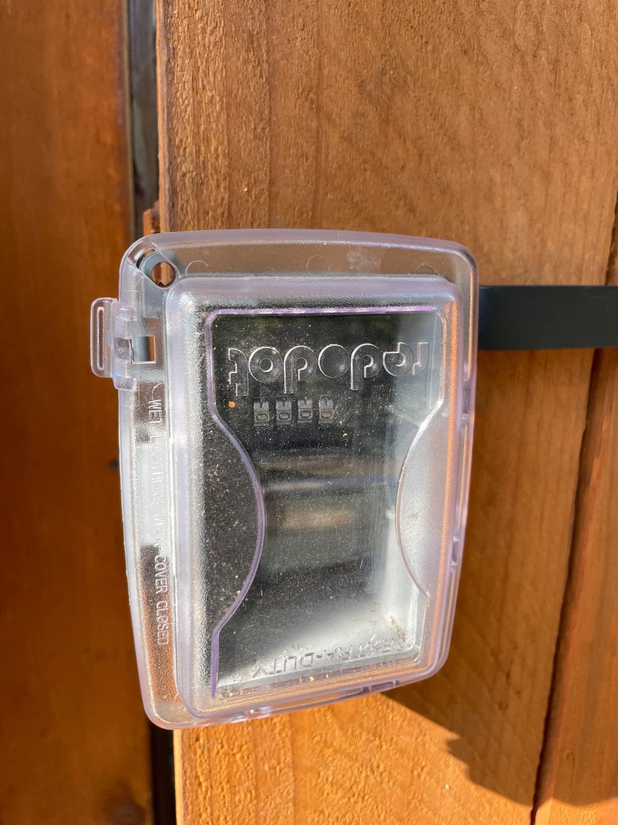 Gate Lock - Secure Keyless Fence Lock and Latch with 2-Way Access - Strong Durable System for Theft Prevention and Home Security, Easy Installation on Wood or Vinyl Gates/Fences (Regular - 1-Pack) customer photo 2