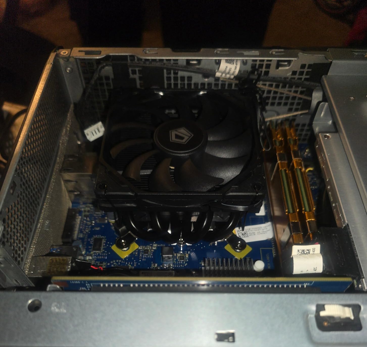 ID-COOLING IS-40X V3 45mm Height Low Profile CPU Cooler 4 Heatpipes CPU Air Cooler with 15mm Thickness Slim Fan Support Intel LGA1700/1200/115X; AMD AM5/AM4 For Desktop customer photo 1