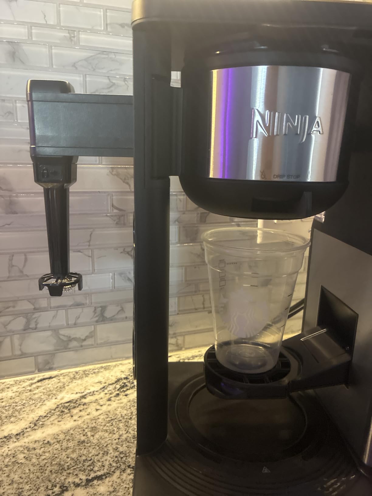 Ninja Coffee Maker, 10-Cup Carafe, Fold-Away Frother, Black, CM401 customer photo 1