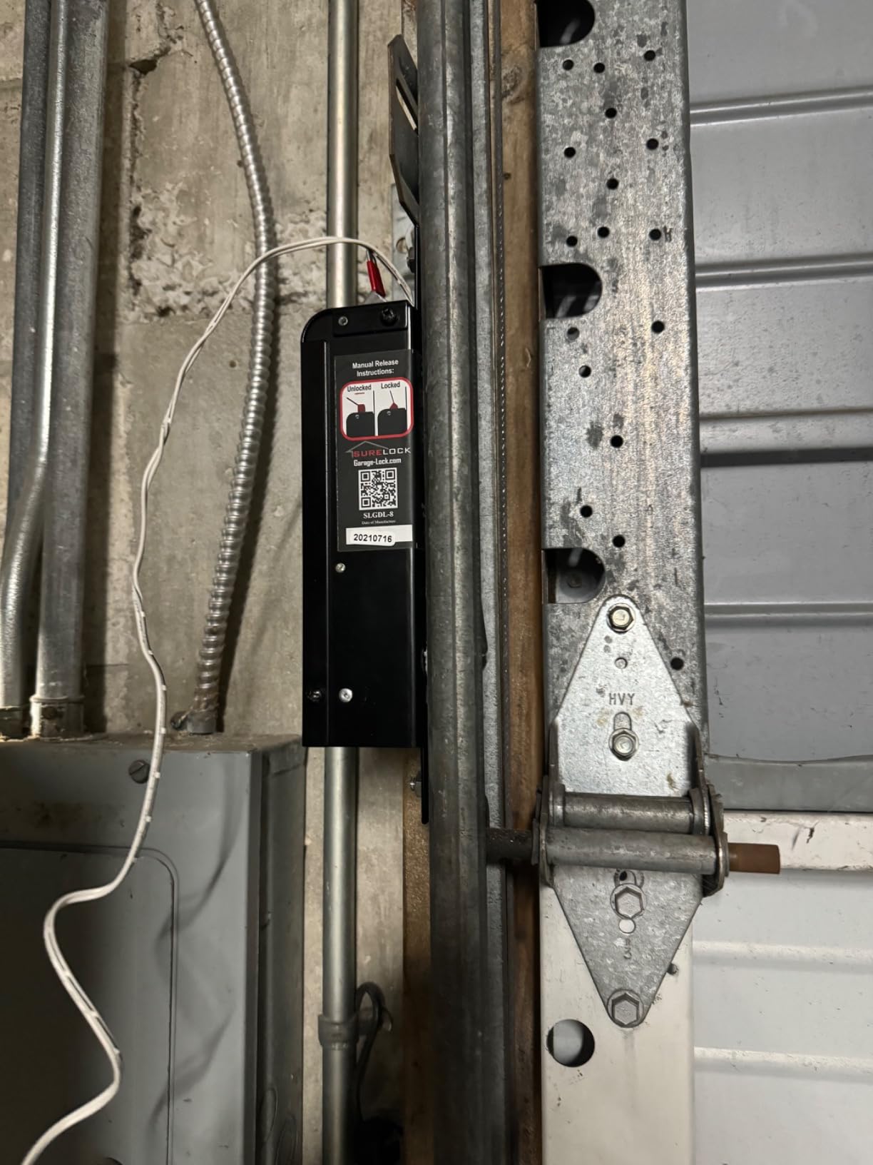SureLock Automatic Garage Door DeadBolt/Lock - Secure The Weakest Link in Home Security customer photo 2