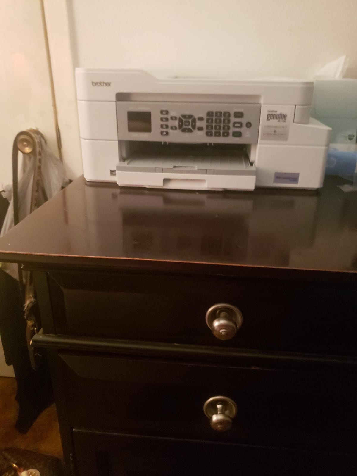 Brother MFC-J805DW INKvestmentTank Color Inkjet All-in-One Printer with Mobile Device and Duplex Printing with Up to 1-Year of Ink in-Box, White, One Size, Amazon Dash Replenishment Ready customer photo 1