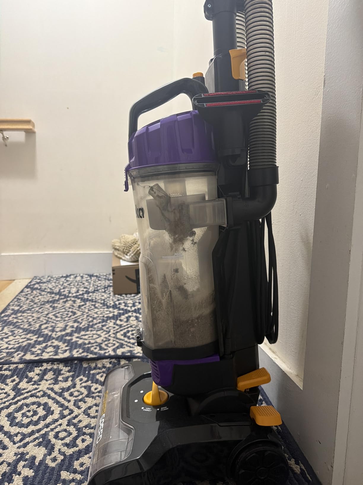 Eureka NEU182B PowerSpeed Bagless Upright Vacuum Cleaner, Purple customer photo 1