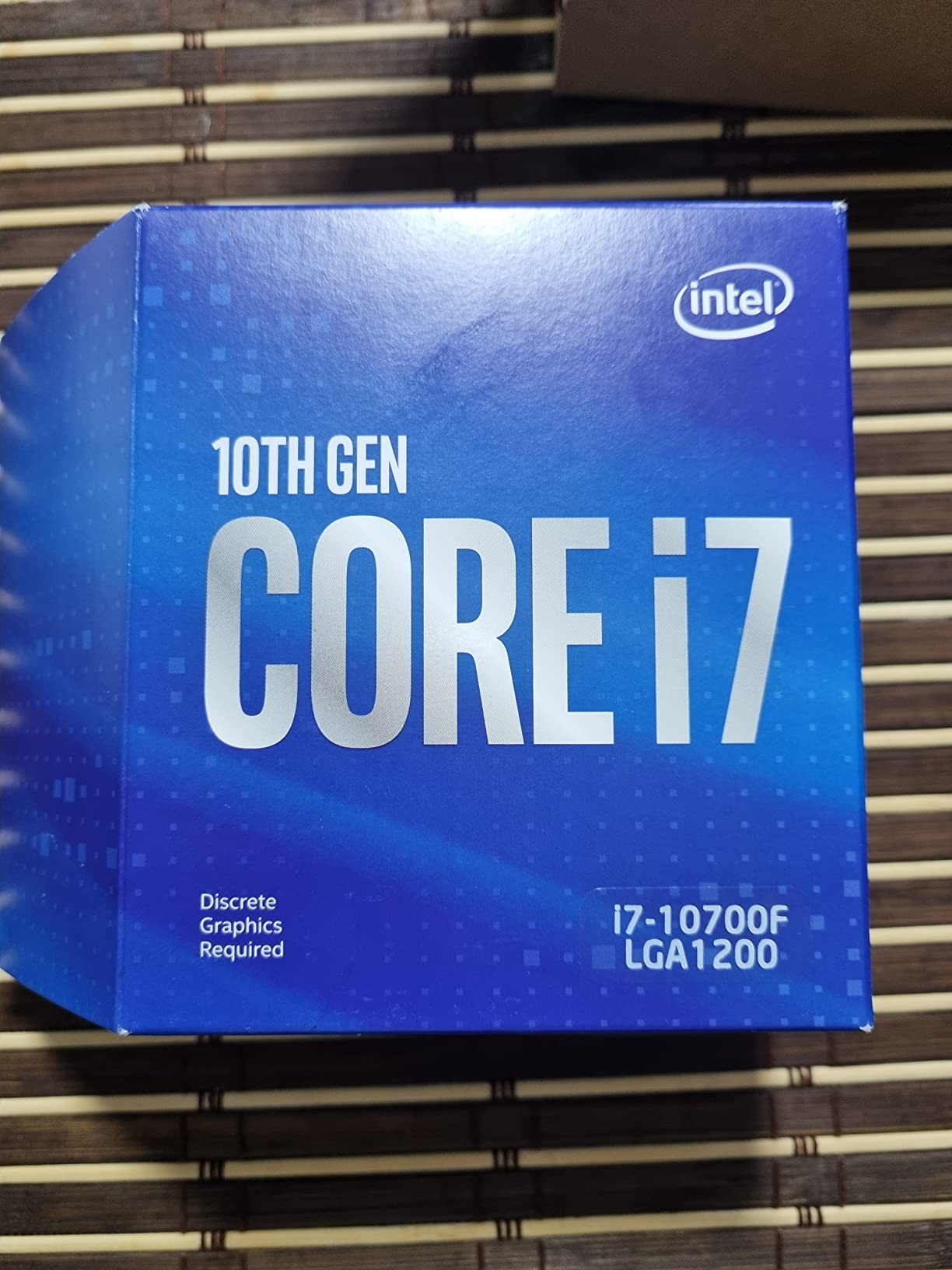 Intel Core i7-10700F Desktop Processor 8 Cores up to 4.8 GHz Without Processor Graphics LGA1200 (Intel 400 Series chipset) 65W customer photo 1