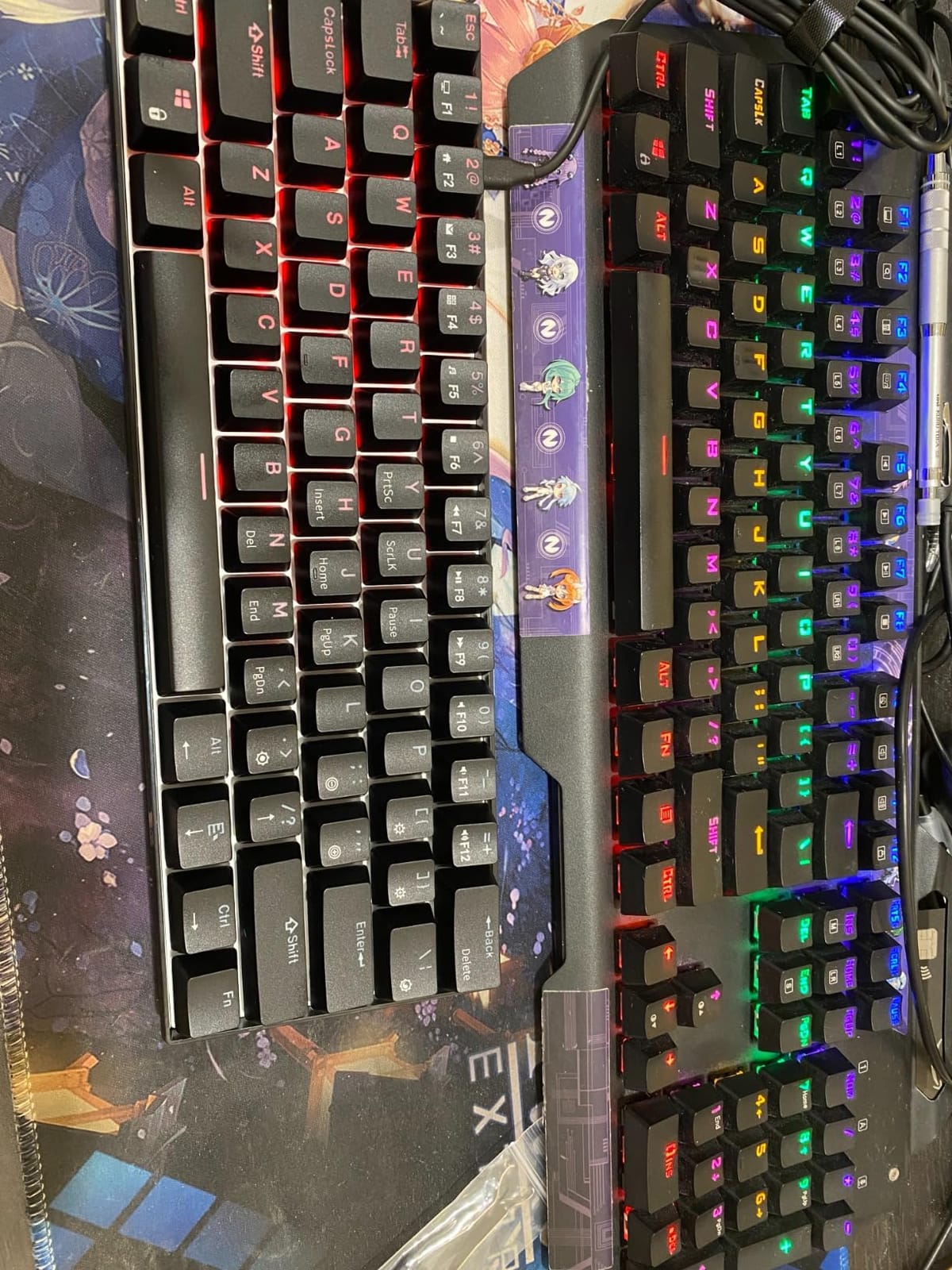 RK ROYAL KLUDGE RK61 Wired 60% Mechanical Gaming Keyboard, Compact PC Game Keyboards with QMK/VIA Programmable RGB Backlit, Hot Swappable Custom Keyboard for Win/Mac, Pre-lubed Red Switch, White customer photo 2