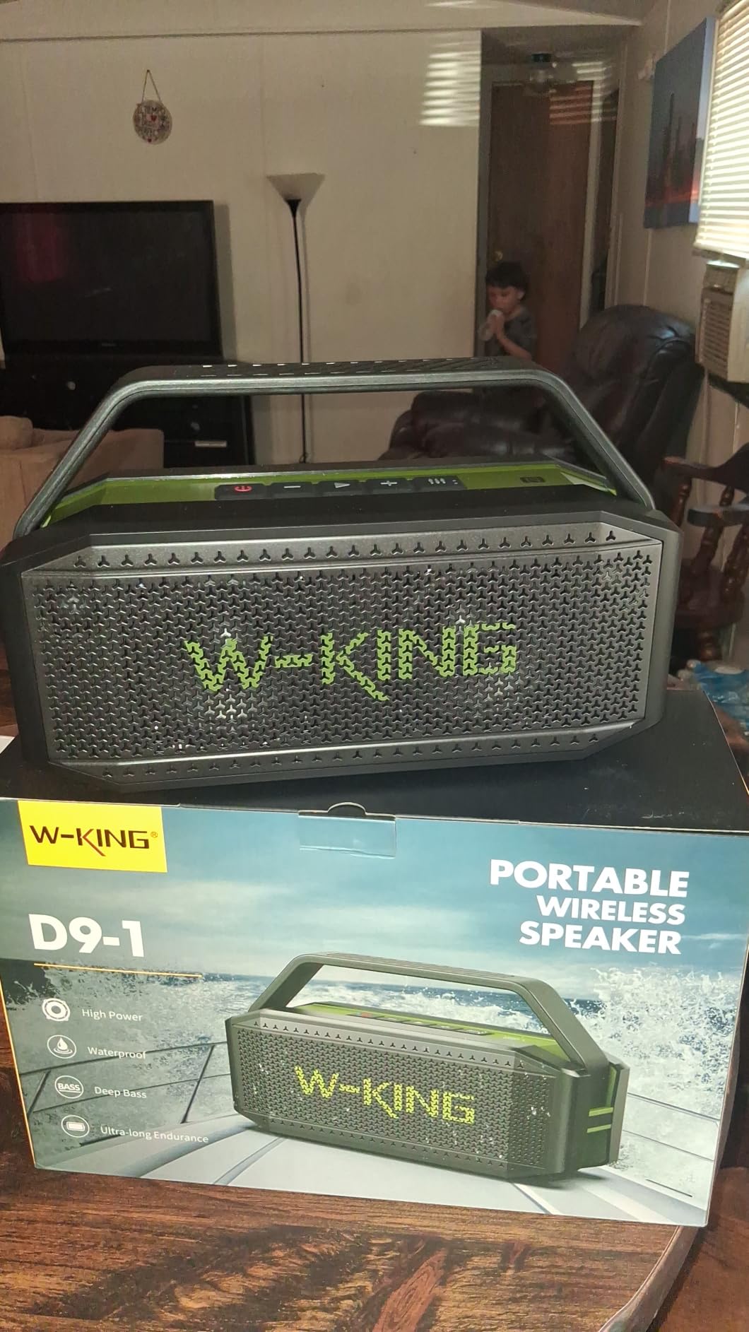 W-KING Bluetooth Speaker, 100W Peak Outdoor Portable Loud Speakers, 108dB IPX7 Waterproof Floating Rugged Boombox customer photo 2