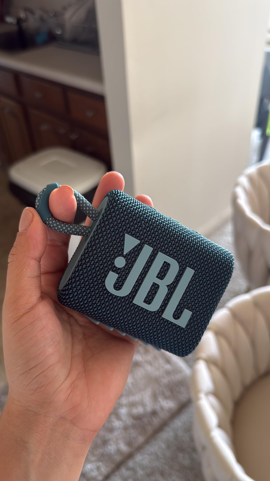 JBL Go 3 - Portable Mini Bluetooth Speaker, big audio and punchy bass, IP67 waterproof and dustproof, 5 hours of playtime, speaker for home, outdoor and travel (Camo) customer photo 1
