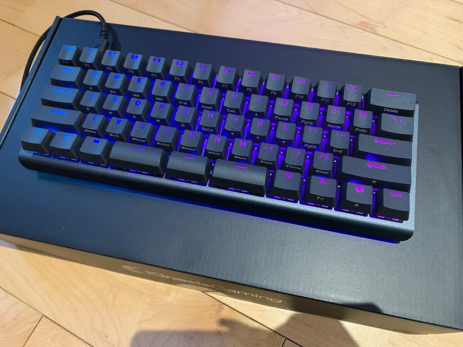 KINESIS Gaming TKO Mechanical Keyboard | 60% Layout | Hotswap | Travel Case customer photo 1