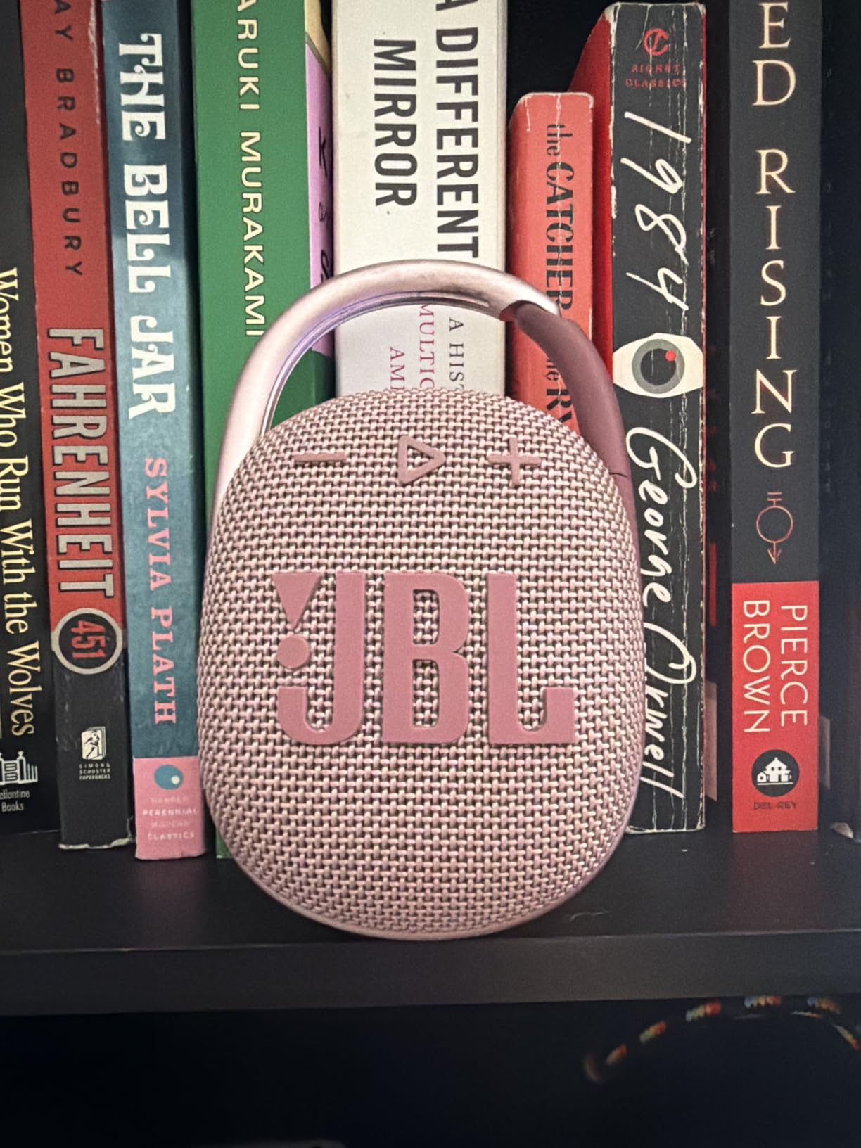 JBL Clip 4 - Portable Mini Bluetooth Speaker, big audio and punchy bass, integrated carabiner, IP67 waterproof and dustproof, 10 hours of playtime, speaker for home, outdoor and travel (Blue) customer photo 2