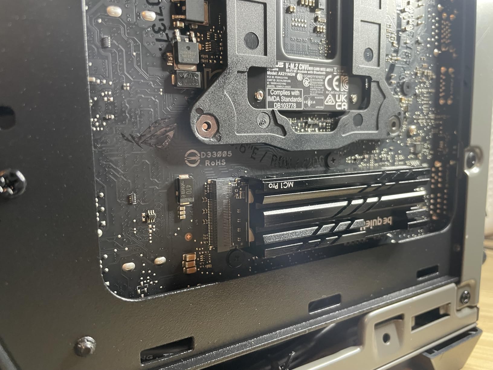 be quiet! MC1 Pro M.2 SSD Cooler, Heatpipe Heatsink for 2280 NVMe, Dual-Sided Compatible, Black Aluminum for Maximum Cooling Performance, BZ003 customer photo 2