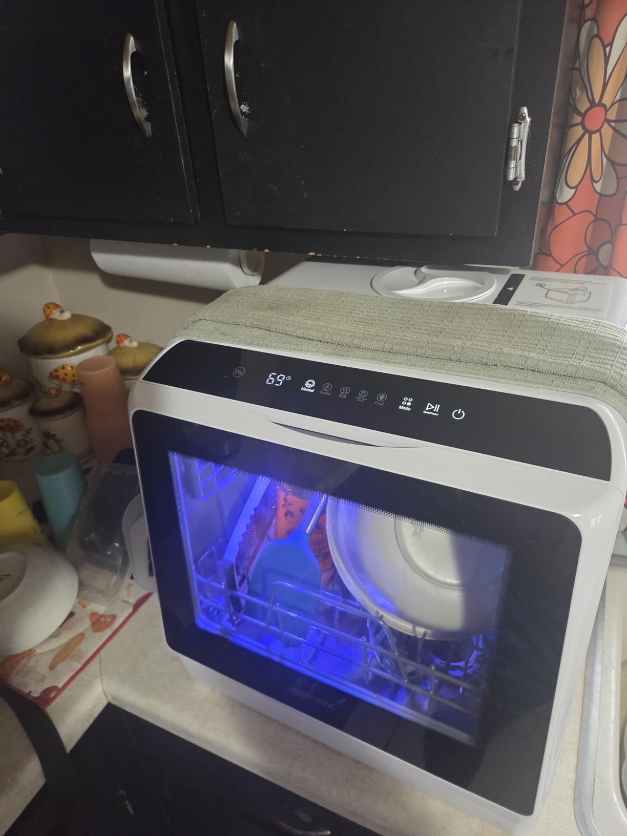 HAVA Countertop Dishwasher, 6 Programs Portable Dishwasher with Water Tank, No Hookup Needed customer photo 1