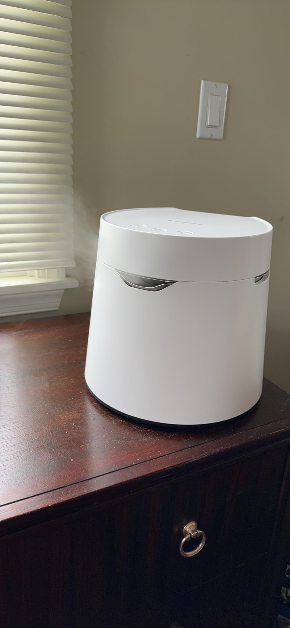 Carepod One Stainless Steel Humidifier for Large Room, Quiet & Safe for Baby, Only 3 Washable Parts & Easy to Clean, Ultrasonic Cool Mist Humidifiers for Bedroom, Filter-Free, Lasts 30Hrs (1Gal/4L) customer photo 1