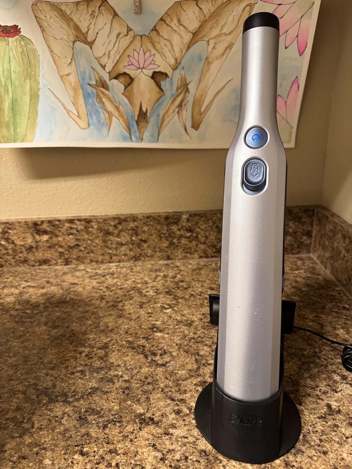 Shark WANDVAC Cordless Hand Vac, Rose Gold, WV201RGBRN, Lightweight 1.4 Lbs, Powerful Suction, Charging Dock, One-Touch Empty, Car & Home, Pet Tool, Duster Crevice Tool customer photo 1