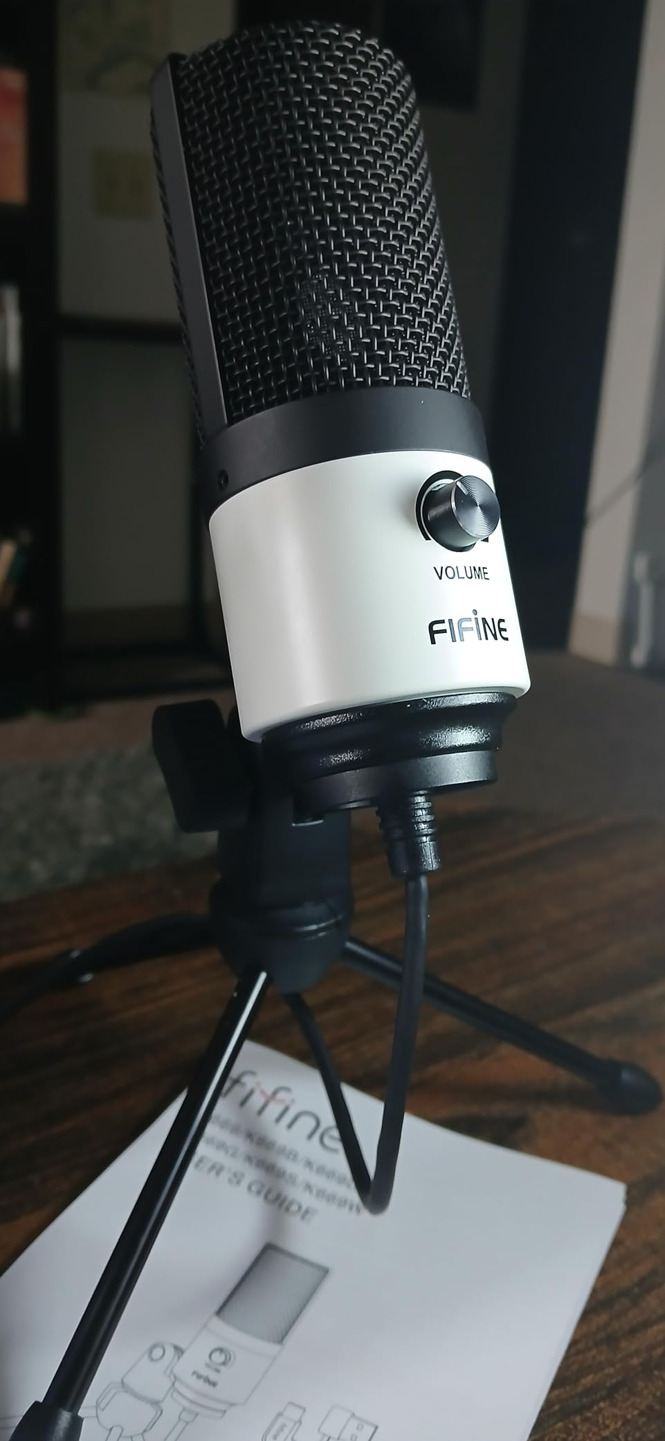 FIFINE K669 Silver USB Microphone for Zoom Video Meeting Online Class customer photo 1