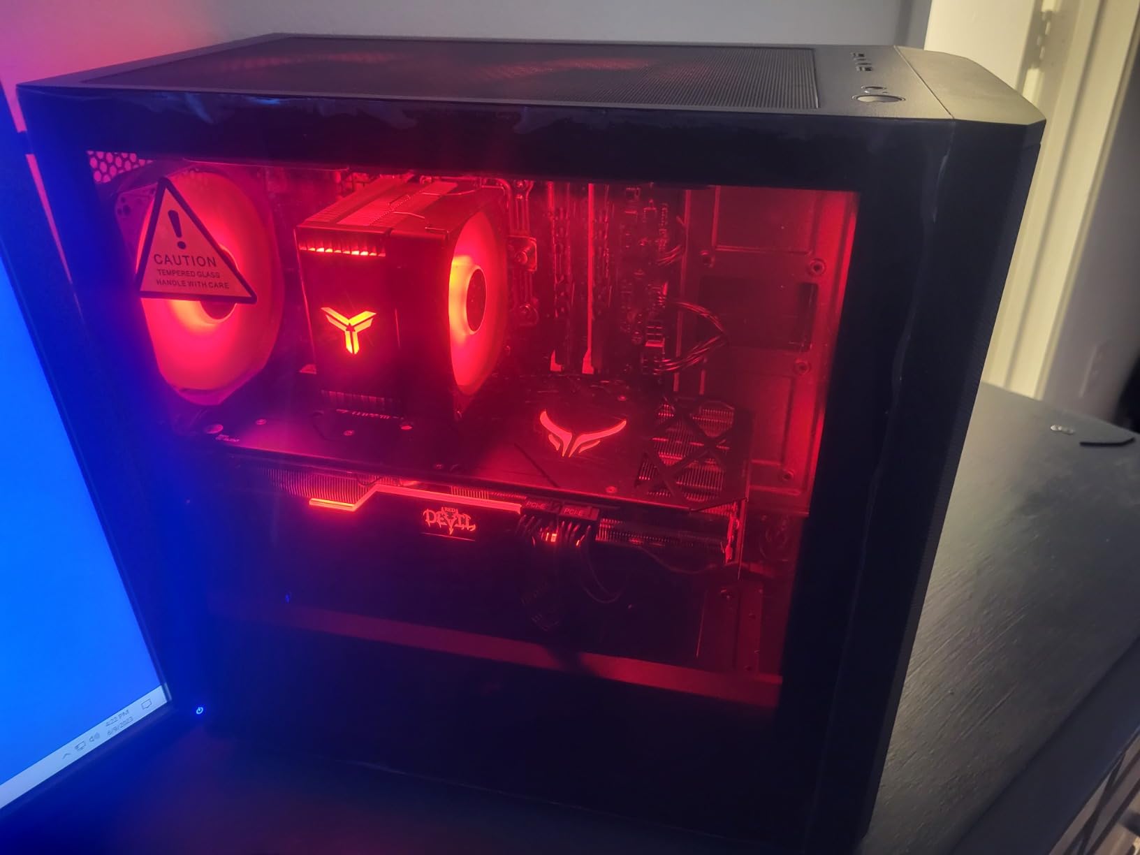 JONSBO CR1400 RGB CPU Air Cooler, 92mm PWM CPU Cooler with 4 Heat Pipes, Removable Computer PC Fans Easy to Install, Quiet Rainbow RGB Cooling Fan for Intel LGA 1851/1700/1200/115X, AMD AM4 AM5, Black customer photo 2