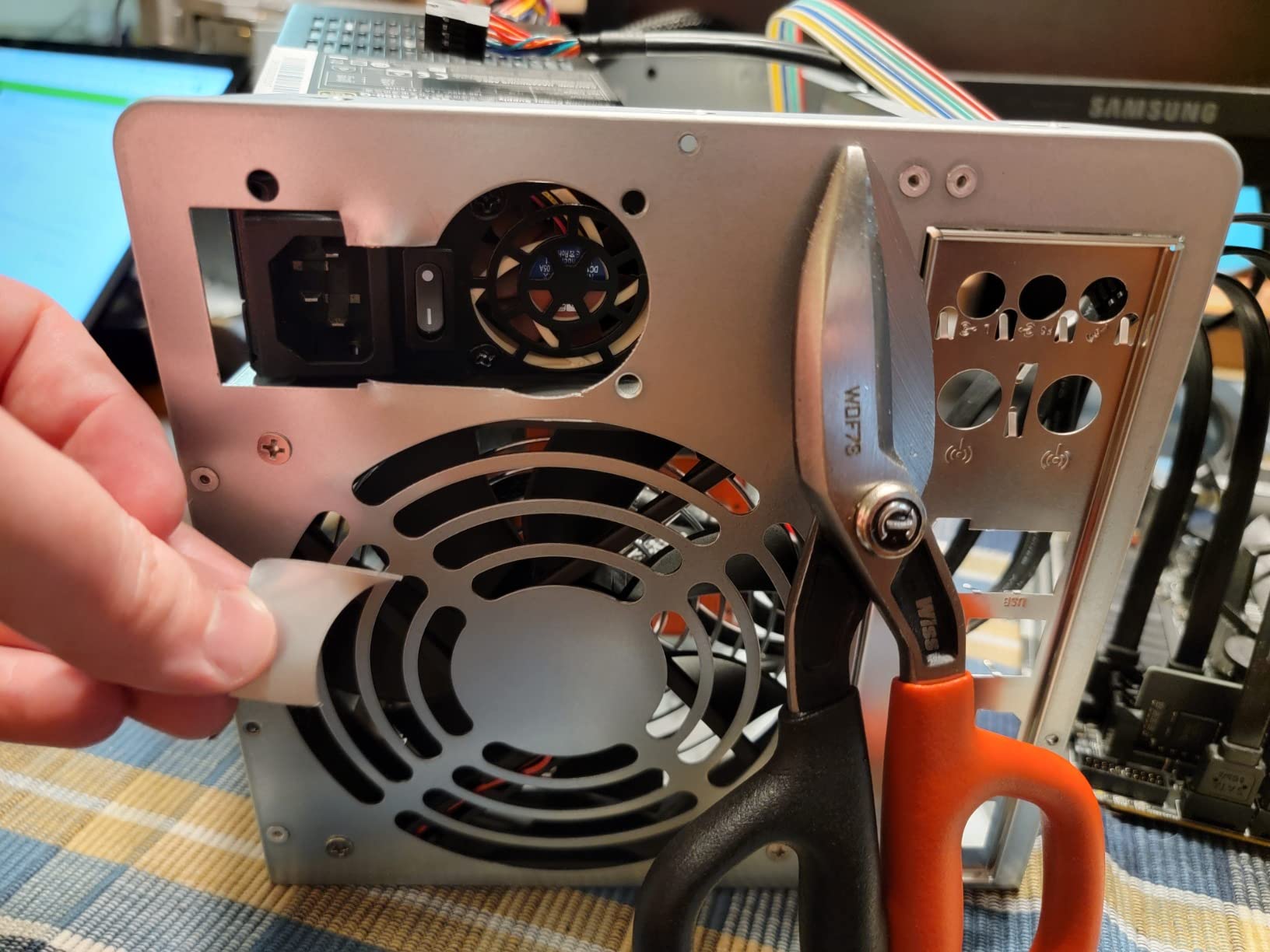 K3 4 Bay Mini ITX NAS Case, Hot Swap 3.5