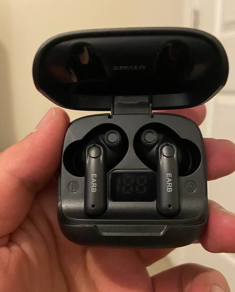 QCY T13 True Wireless Earbuds Bluetooth 5.1 Headphones Touch Control with Charging Case Waterproof Stereo Earphones in-Ear Built-in Mic Headset 40H Playtime (White) customer photo 2