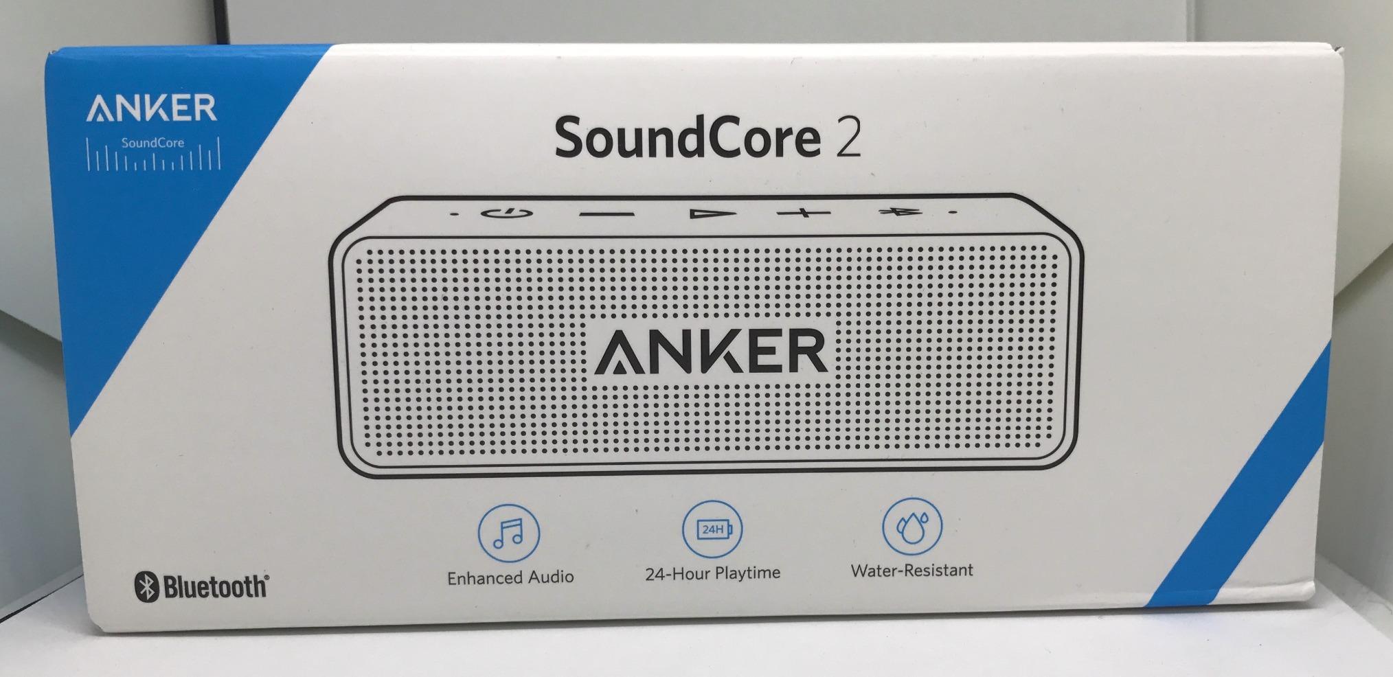 Anker soundcore 2 Portable Bluetooth Speaker, Stereo Sound, IPX7 | BassUp, 24H Playtime, Bluetooth 6, Wireless Speaker for Home, Outdoors, Travel - Navy Blue customer photo 2