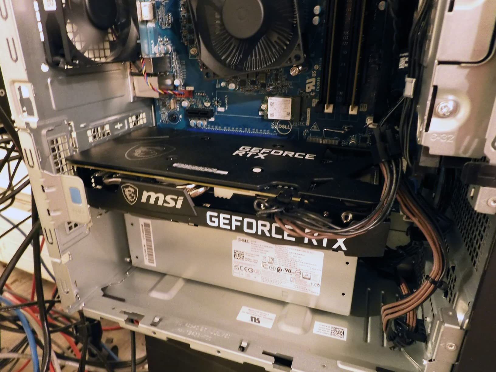 MSI Gaming GeForce RTX 3060 Ti LHR 8GB GDRR6, Boost Clock: 1695 MHz, 256-Bit, HDMI/DP, Nvlink, Torx Fan 3, Ampere Architecture OC Graphics Card (RTX 3060 Ti Ventus 2X 8G OCV1 LHR) customer photo 1