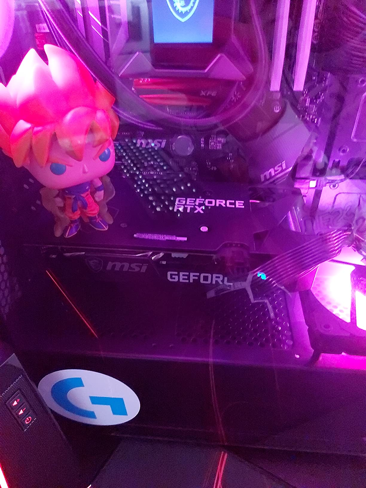 MSI Gaming GeForce RTX 3060 Ti LHR 8GB GDRR6, Boost Clock: 1695 MHz, 256-Bit, HDMI/DP, Nvlink, Torx Fan 3, Ampere Architecture OC Graphics Card (RTX 3060 Ti Ventus 2X 8G OCV1 LHR) customer photo 2