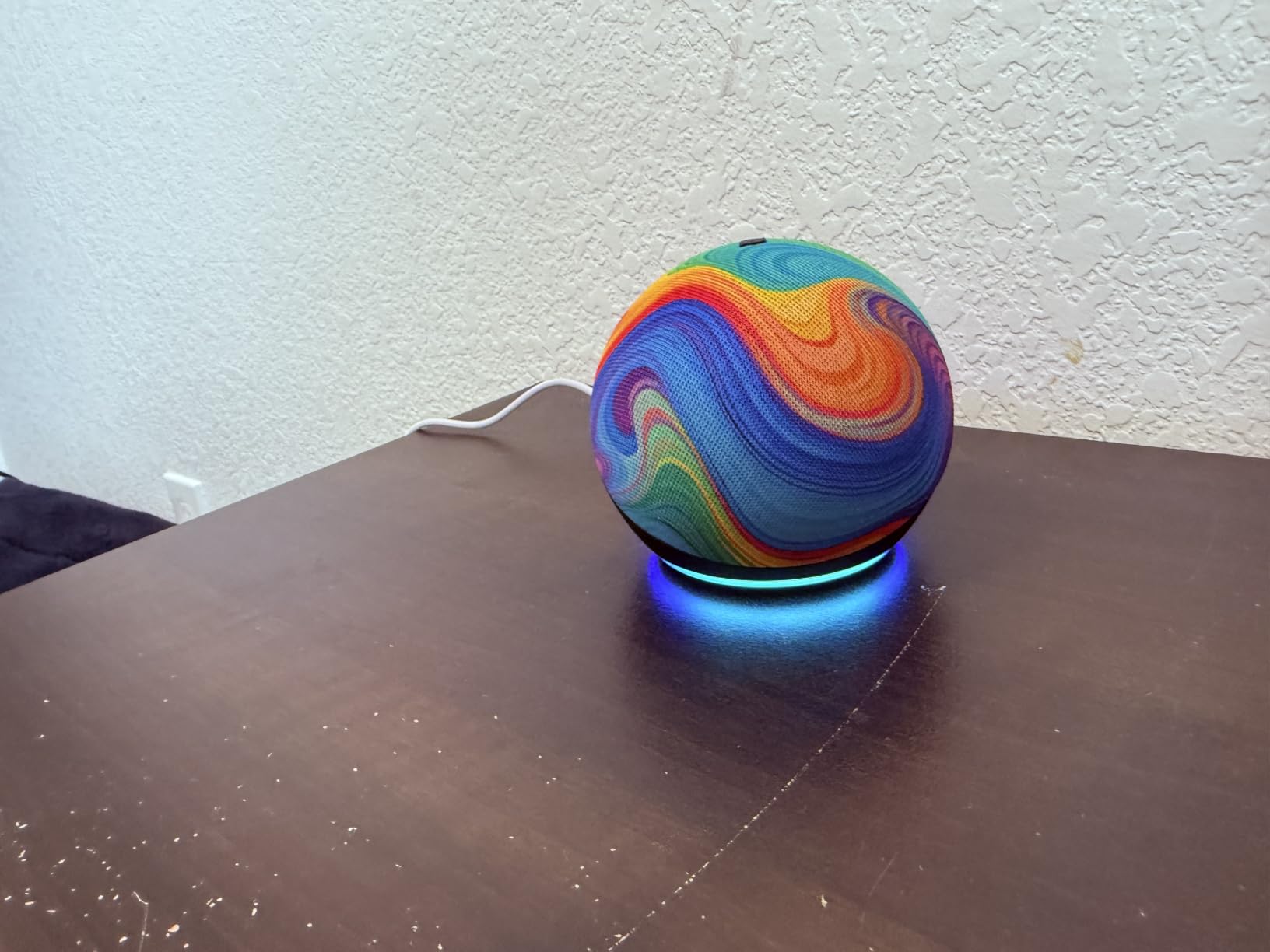 Amazon Echo Dot Kids (newest model), Smart speaker to enjoy age-appropriate audiobooks, sleep routines and Alexa+ experiences to create and learn, Dragon design customer photo 1