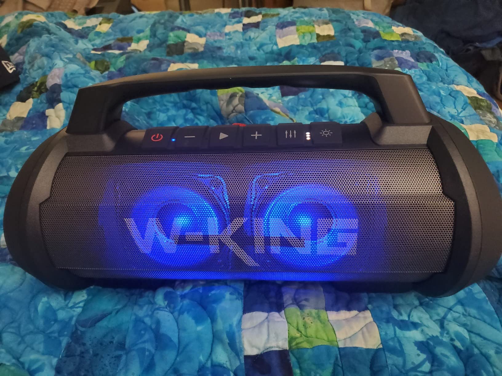W-KING Portable Bluetooth Speaker, 120W Peak Loud Bass Boombox Outdoor | 70W Subwoofer, Stereo Pair, Deep Bass, 4 Drivers, IPX6, BT5.4, EQ, 42H, RGB, TF, Wireless Outdoor Speaker, 110dB Party Music customer photo 2