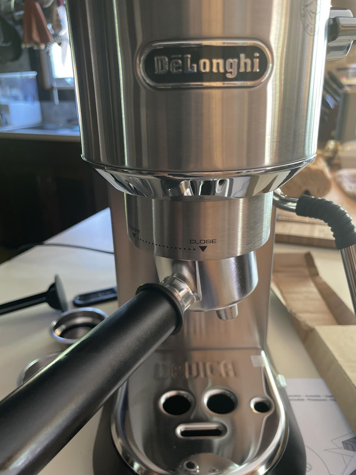 De'Longhi Dedica Arte Espresso Machine with My LatteArt Steam Wand customer photo 2