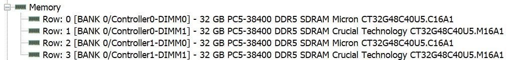 Crucial 64GB DDR5 RAM Kit (2x32GB), 4800MHz CL40 Desktop Memory, UDIMM 288-Pin, Compatible with 13th Gen Intel Core and AMD Ryzen 7000 customer photo 2
