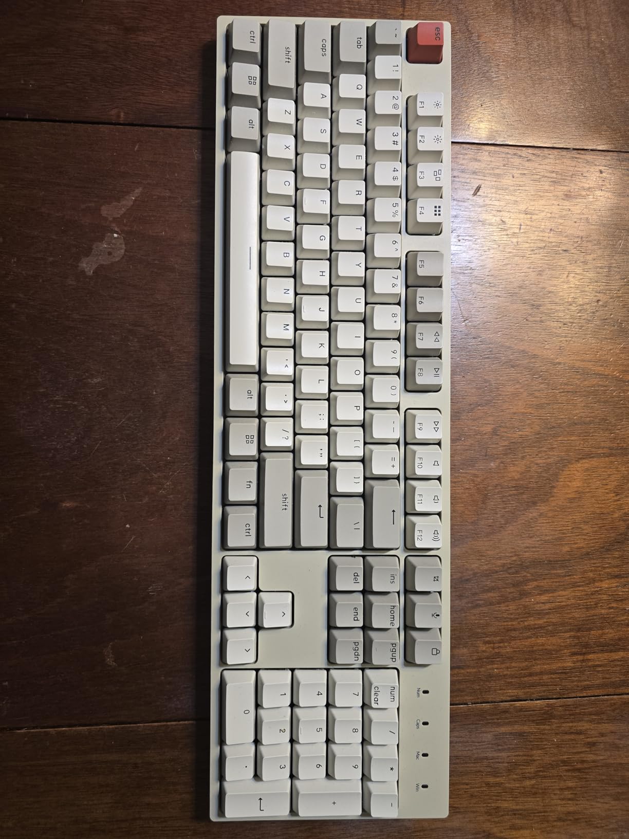 Keychron C2 Full Size Wired Mechanical Keyboard, Brown Switch, Retro | ABS keycaps, USB-C connection, Ergonomic support, Non-backlit design, Compatible with Mac Windows customer photo 2