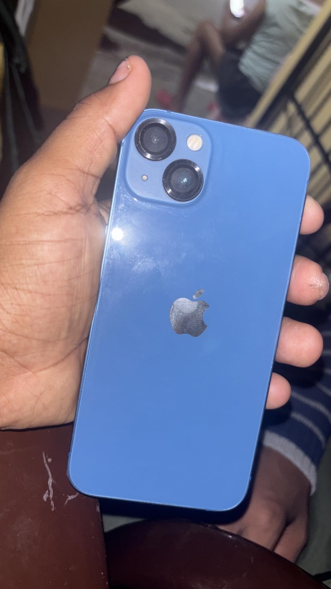 Apple iPhone 13, 128GB, Blue - Unlocked (Renewed) customer photo 1