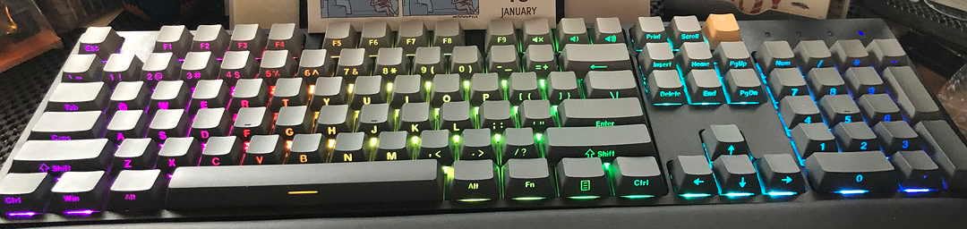 Keychron C2 Pro Wired Custom Mechanical Keyboard Full Size Layout QMK/VIA Programmable Macro RGB Backlit with Hot-Swappable Keychron K Pro Brown Switch OEM Profile PBT Keycaps for Mac Windows Linux customer photo 1
