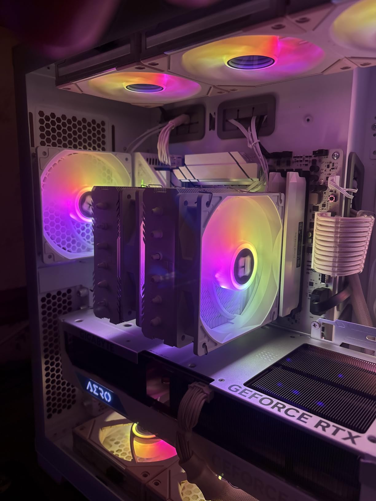 Thermalright Peerless Assassin 120 SE ARGB White CPU Air Cooler, 6 Heat Pipes, Dual 120mm PWM Fans customer photo 1
