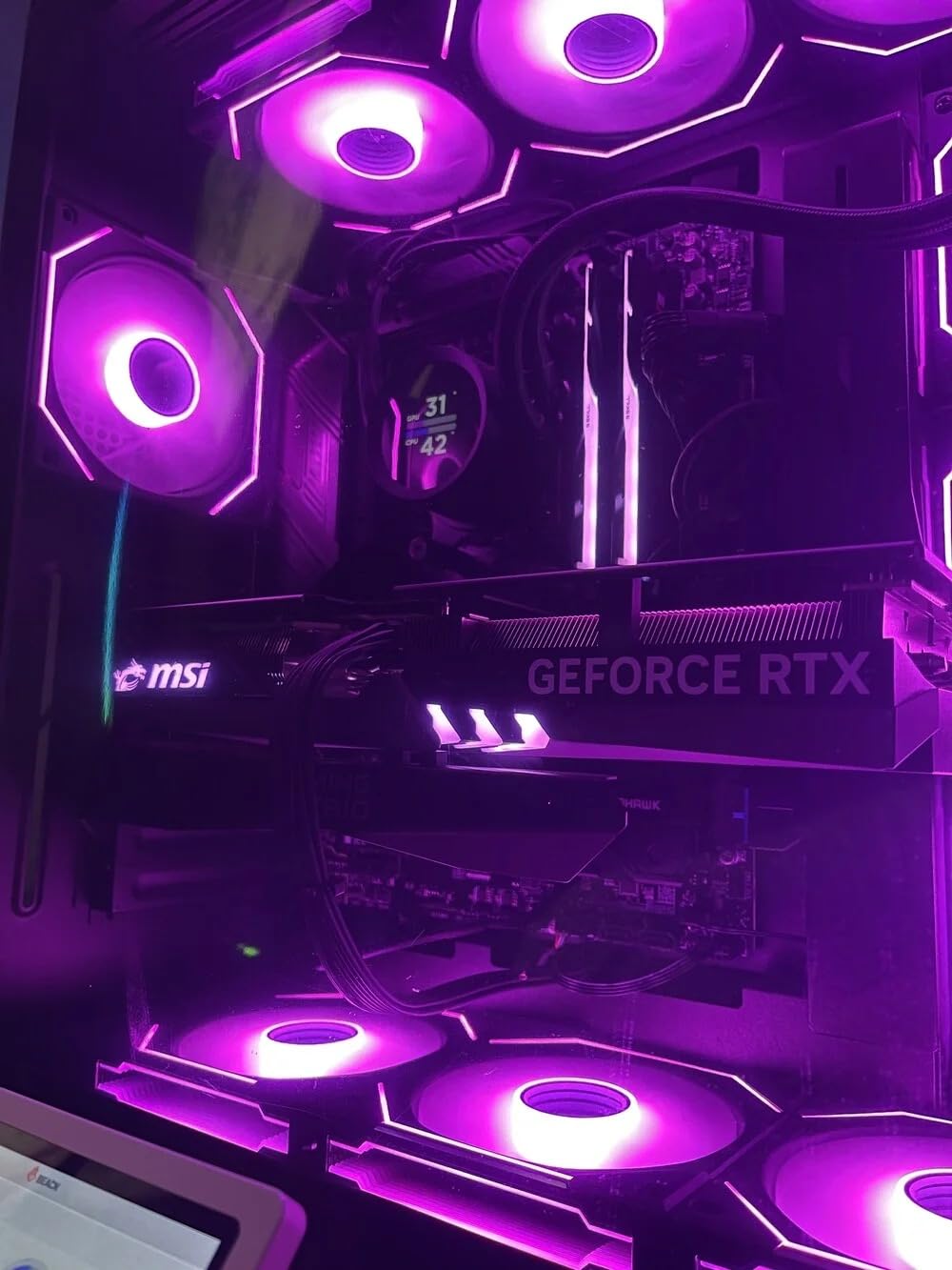 G.SKILL Trident Z5 RGB Series DDR5 RAM (Intel XMP 3.0 & AMD EXPO) 32GB (2x16GB) 6000MT/s CL36-36-36-96 1.35V Desktop Computer Memory U-DIMM - Matte Black (F5-6000J3636F16GA2-TZ5RK) customer photo 1
