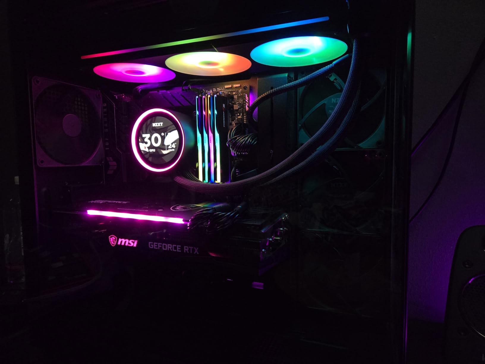 Trident Z5 RGB Series DDR5 RAM (Intel XMP 3.0) 32GB (2x16GB) 6400MT/s CL32-39-39-102 1.40V Desktop Computer Memory U-DIMM - Matte Black customer photo 1