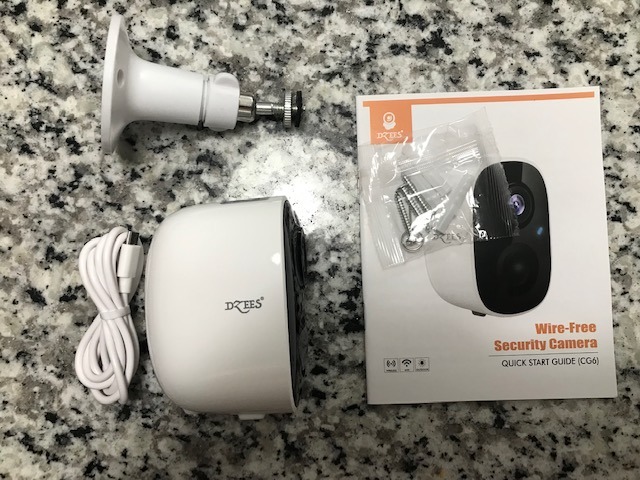 Dzees 2K Wireless Outdoor Security Camera 2-Pack, Battery WiFi Night Vision | AI Motion Alerts, 2-Way Audio, Siren, IP65 Weatherproof, No Subscription, Local SD Storage, for Driveway Backyard Garage customer photo 2