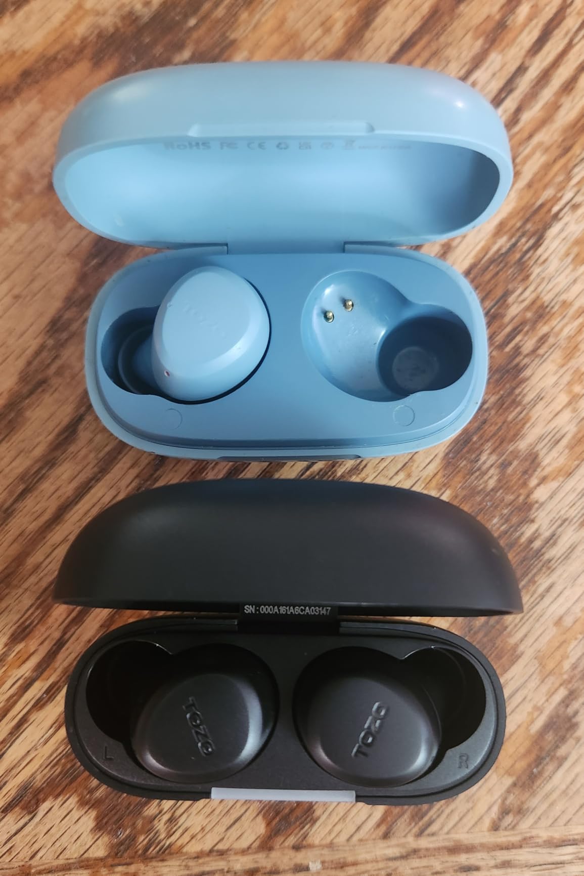 TOZO A1 Wireless Earbuds Bluetooth 5.3 Light Weight in Ear Headphones | IPX5 Waterproof, 2 Mics for AI Calls, Immersive Premium Sound Bass Ear buds with Charging Case, 32 Presets EQ via App customer photo 2