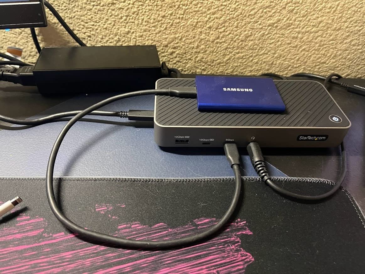 StarTech Universal USB-C Triple 4K Dock, MacBook Pro Air & Windows, HDMI DP | Windows macOS ChromeOS Ubuntu, Intel Apple Silicon AMD Snapdragon X, Single USB-C port, 100W laptop charging customer photo 2