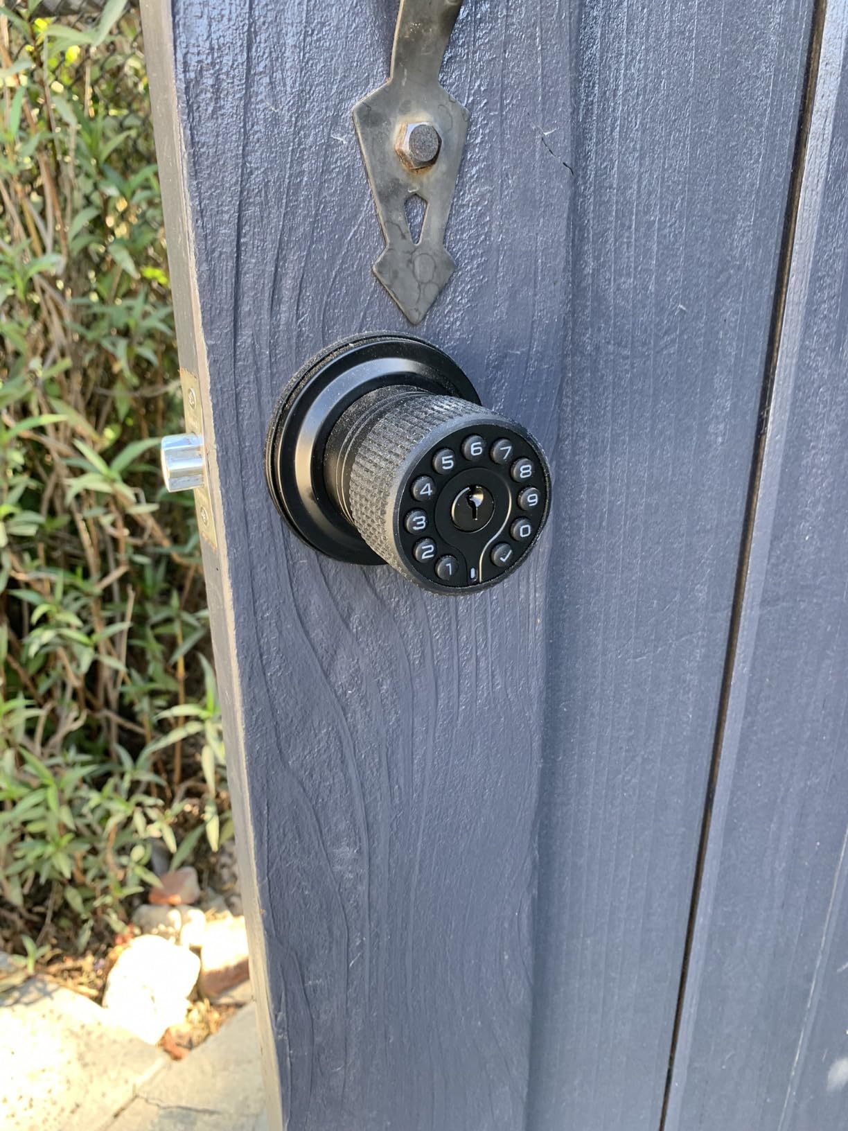 iulock Keypad & Key Smart Door Lock, 50 User Codes, Waterproof, Auto Lock - Matte Black customer photo 1
