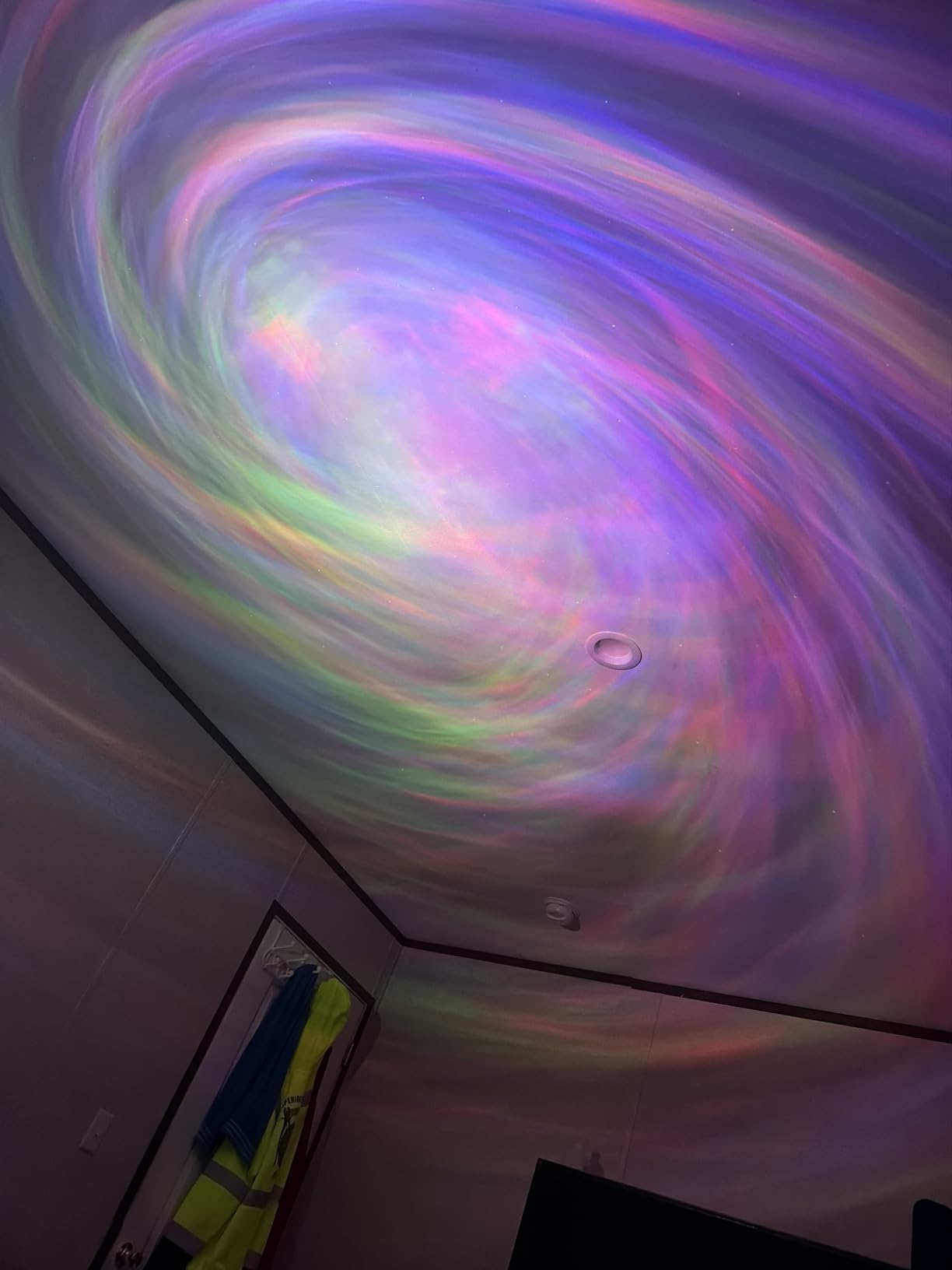 Northern Galaxy Light Aurora Projector with 33 Light Effects, Night Lights LED Star Projector for Bedroom Nebula Lamp, Remote Control, White Noises, Bluetooth Speaker for Parties customer photo 2