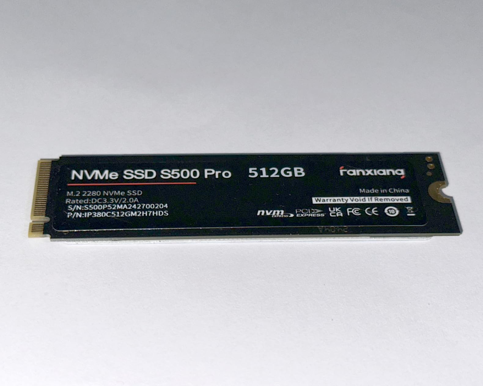 fanxiang S500 Pro 256GB NVMe SSD M.2 PCIe 3.0, Gen 3x4 2280 Internal Solid State Drive, Up to 3000MB/s customer photo 1