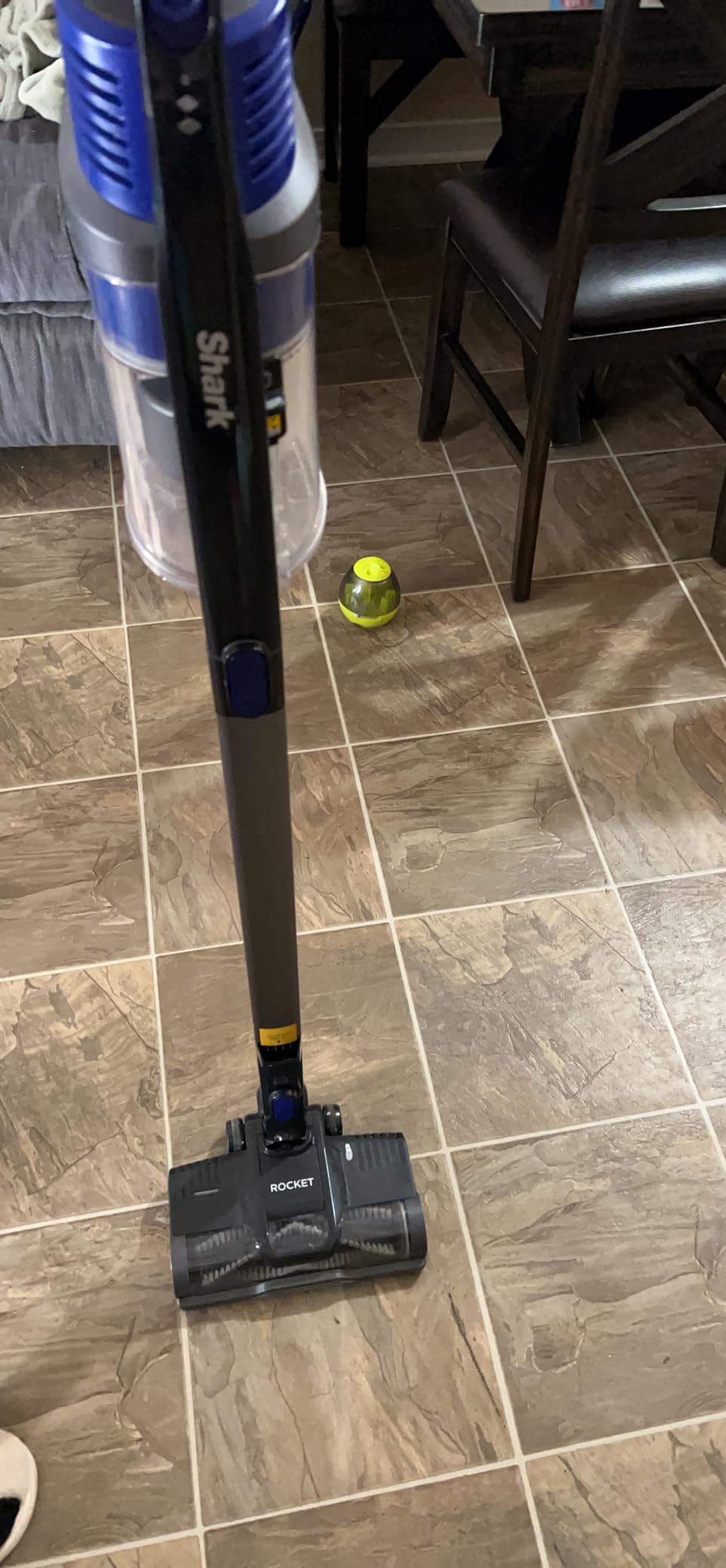 Shark IX141H Pet Cordless Stick Vacuum with Anti-Allergen Complete Seal, XL Dust Cup, LED Headlights, Removable Handheld, 40min Runtime, Grey/Purple, 7.5 lbs (Renewed) customer photo 1