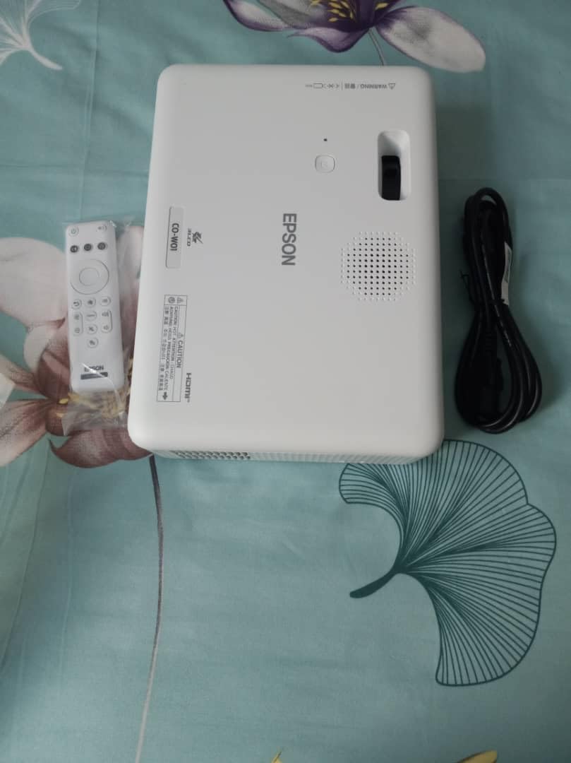 Epson EpiqVision Flex CO-W01 Portable Projector 3-Chip 3LCD Technology | 3000 Lumens of Color and White Brightness 300-Inches Display HDMI Port Built-in Speaker Home Theater and Work customer photo 1