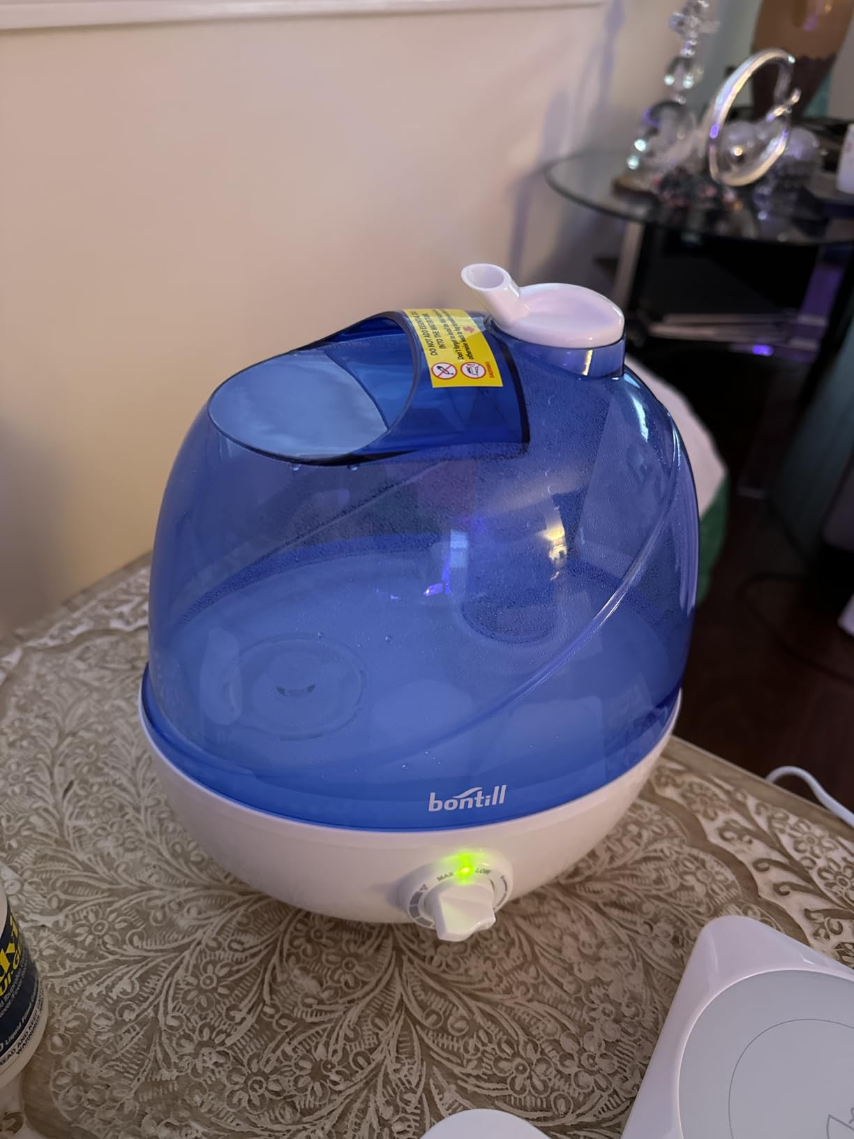 Cool Mist Humidifiers for Bedroom & Large Room (2.5L Water Tank) Quiet Ultrasonic Air Humidifier For Babies Nursery, Office, Indoor Plants & Whole House -Adjustable 360 Rotation Nozzle, Auto-Shut Off customer photo 1