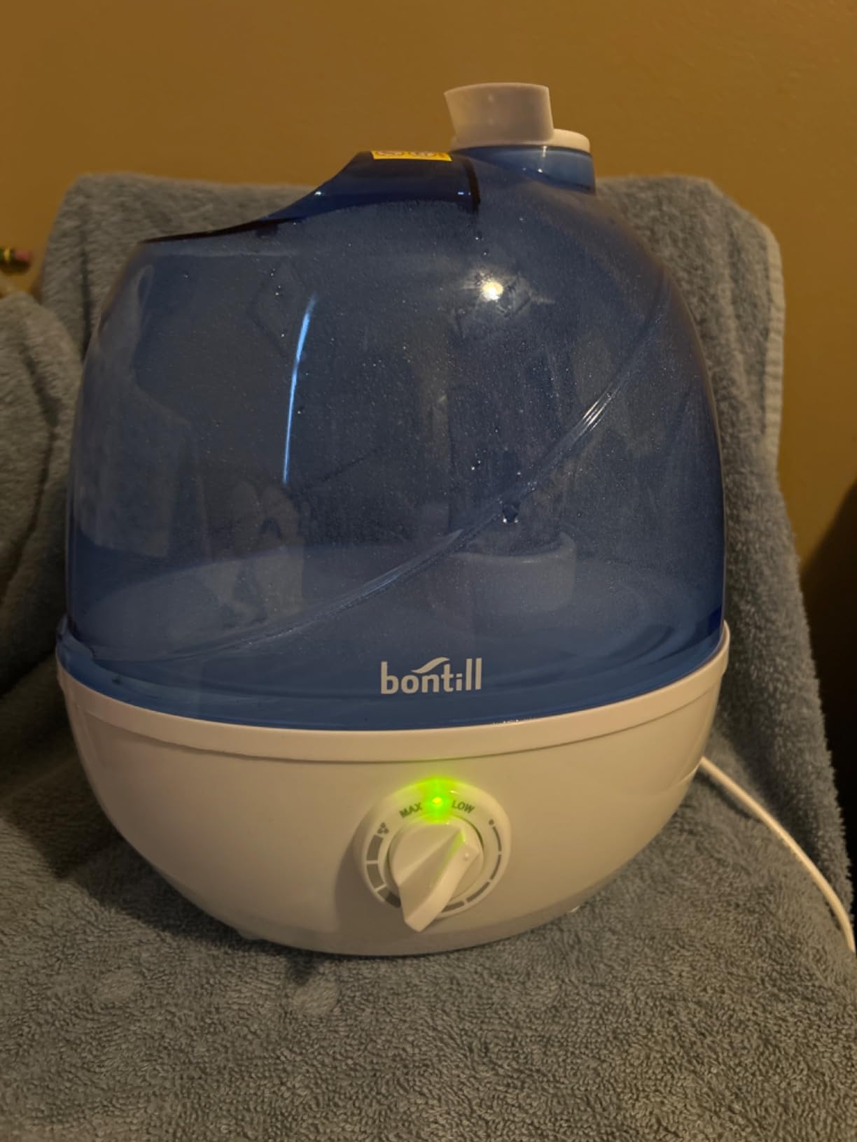 Cool Mist Humidifiers for Bedroom & Large Room (2.5L Water Tank) Quiet Ultrasonic Air Humidifier For Babies Nursery, Office, Indoor Plants & Whole House -Adjustable 360 Rotation Nozzle, Auto-Shut Off customer photo 2