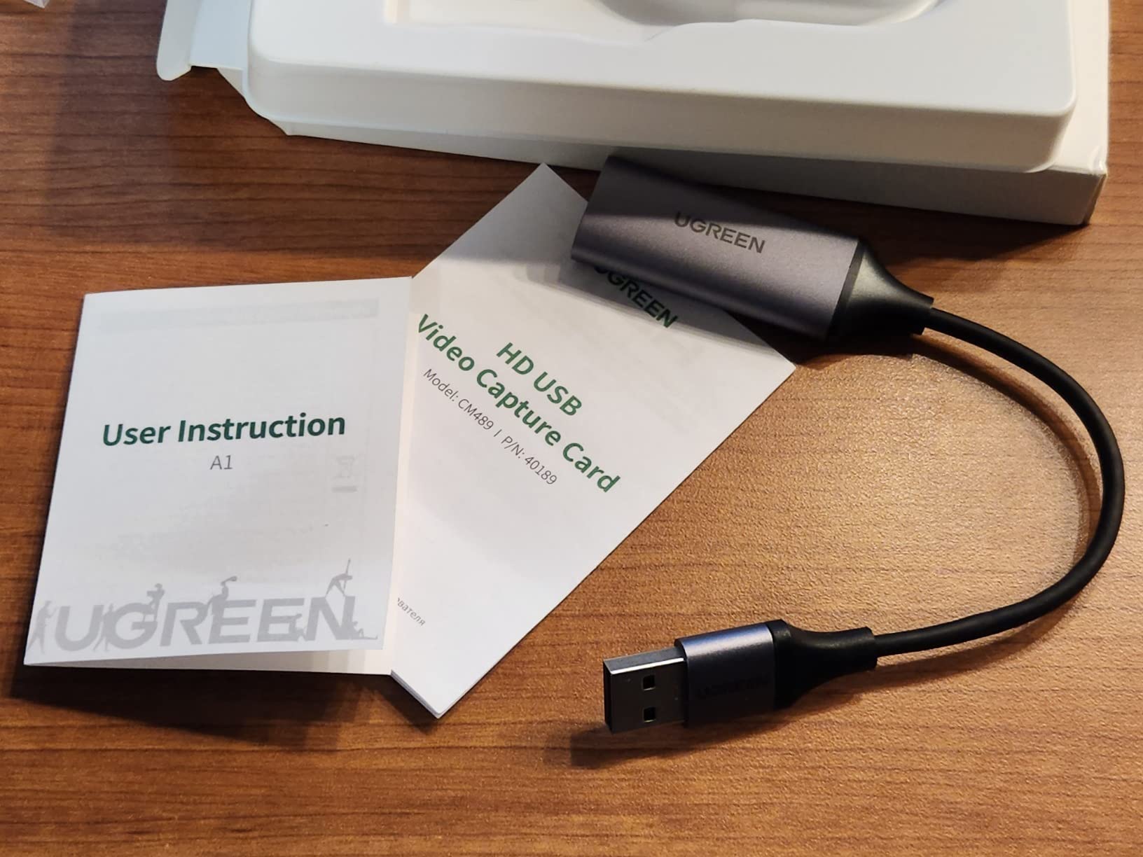 UGREEN Full HD 1080P 30fps Video Capture Card 4K HDMI to USB 2.0 customer photo 2