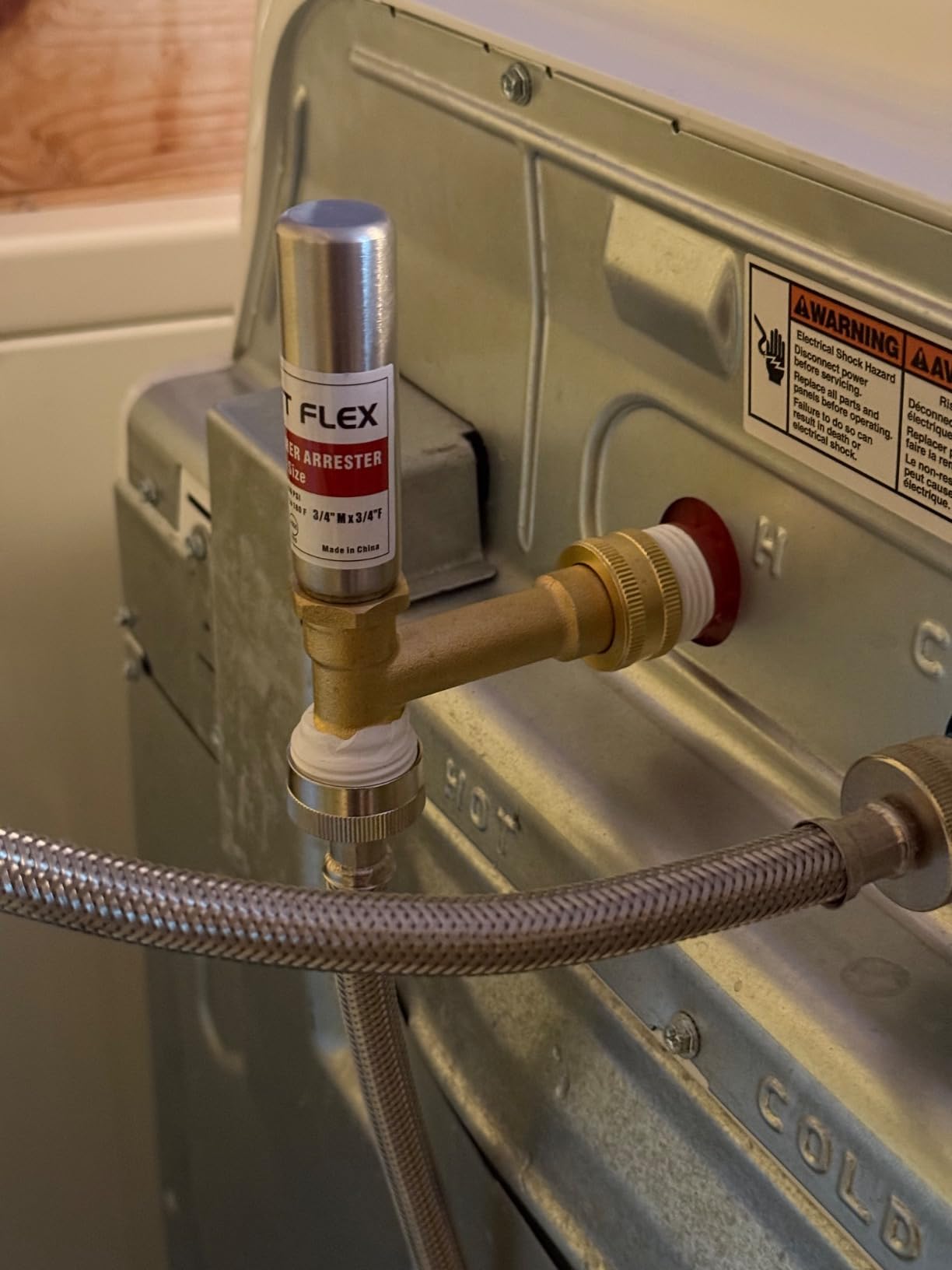 TTFLEX Water Hammer Arrestor Washing Machine 3/4