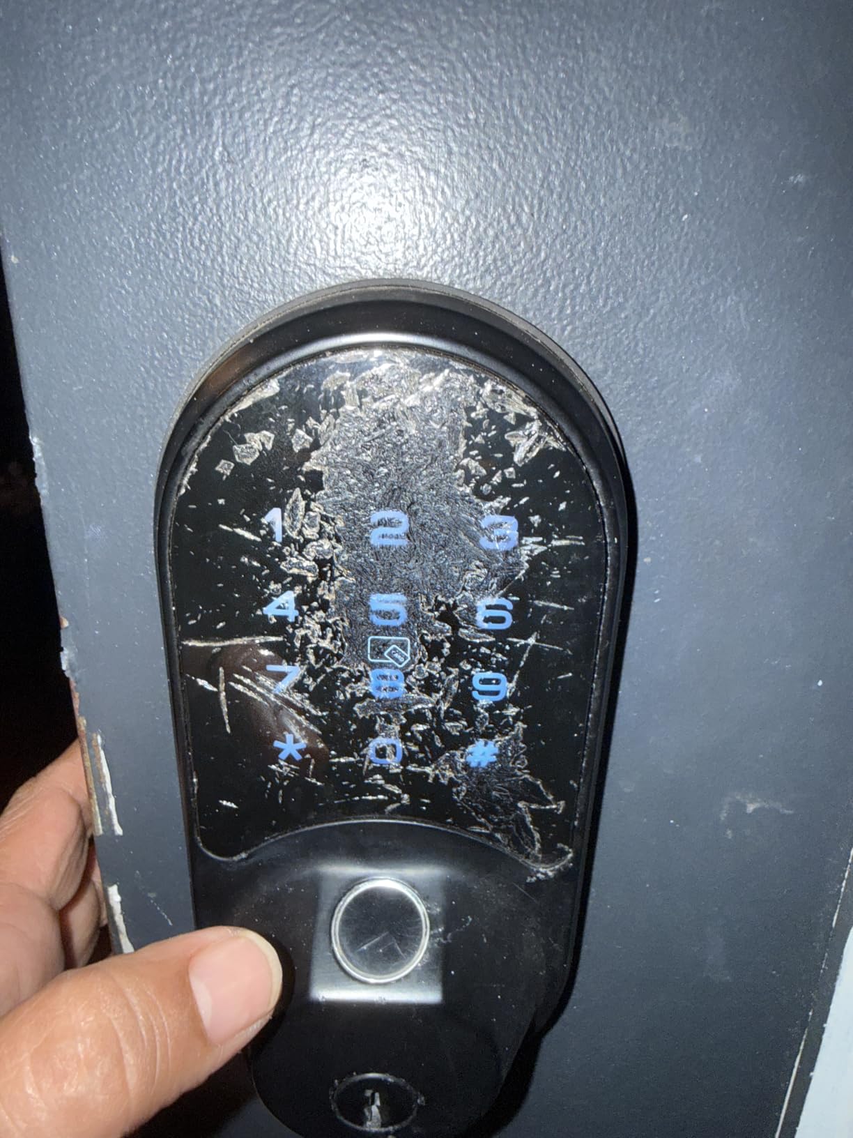 Veise RZ07 Fingerprint Smart Door Lock Deadbolt, App Control, Satin Nickel customer photo 1