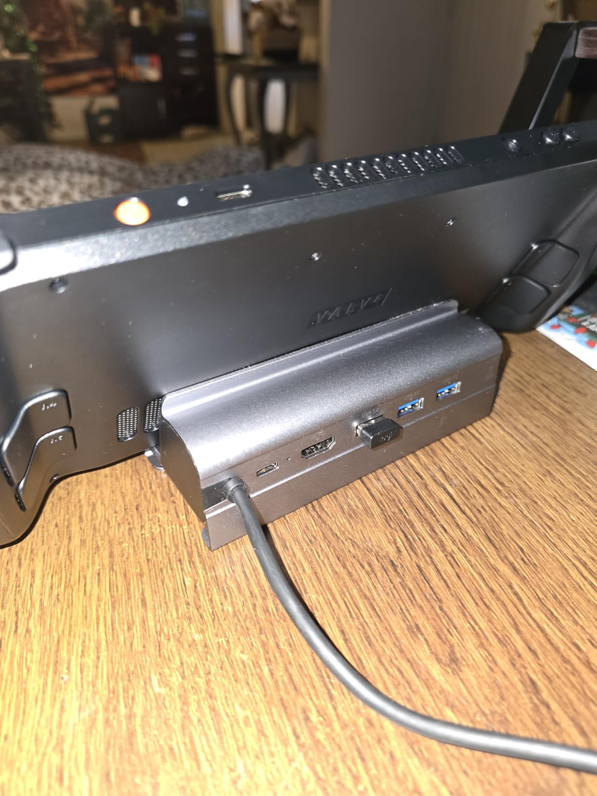 Docking Station for Steam Deck ROG Ally, 6 in 1 Stream Deck Dock with HDMI 2.0 4K@60Hz, 1000Mbps Gigabit Ethernet, 3 USB-A 3.0 and 100W Full Speed Charging USB-C Port customer photo 2