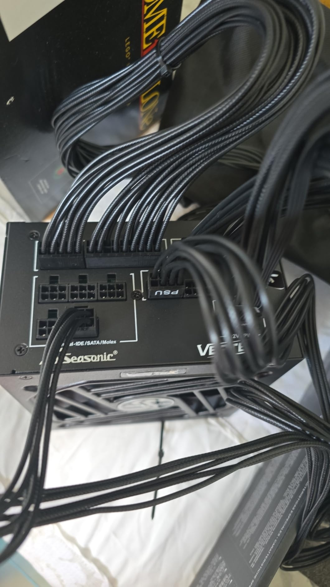Seasonic VERTEX GX-1200 1200W Power Supply ATX 3.1 & PCIe 5.1 Ready | 80 Plus & Cybenetics Gold Fully Modular 12V-2x6 RTX 5090 AMD RX 9000 Ready Premium Japanese Capacitors 12 Years Warranty customer photo 2